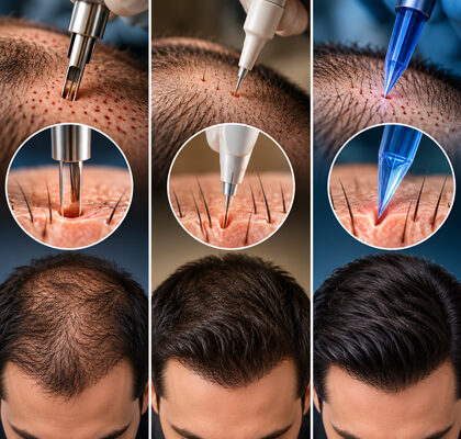 FUE vs DHI vs Sapphire FUE: Key Hair Transplant Differences
